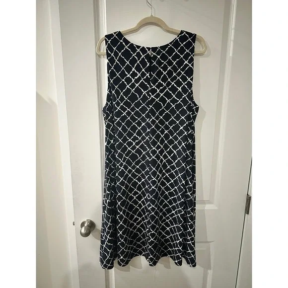 Anne Klein Dress SumAnne Klein Dress Summer Sleeveless Career Lined size 16 - Picture 4 of 5